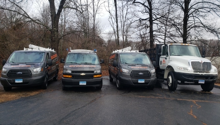 Blackwater Vans Parked Blackwater Vans Parked