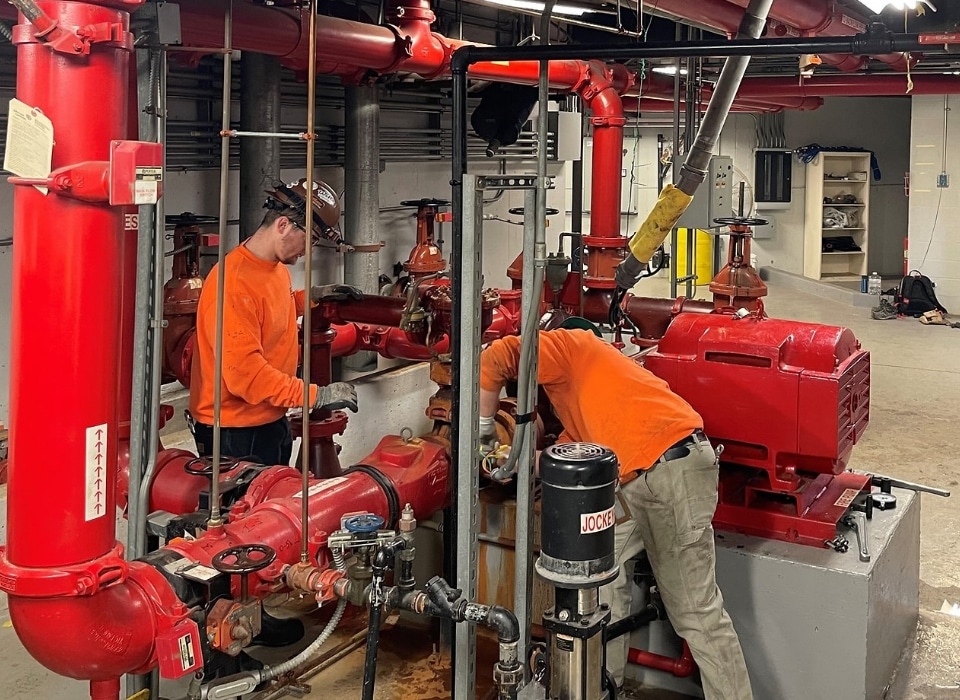 woring-on-fire-equipment